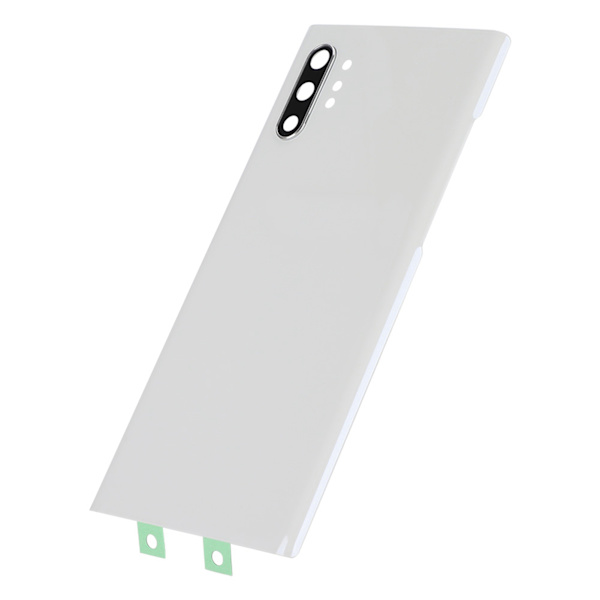 BW-SMBCH NOT10+ Glas Mobiltelefon Batteridæksel Bagcover Reservedelstilbehør til Samsung Note10 plus (Hvid)