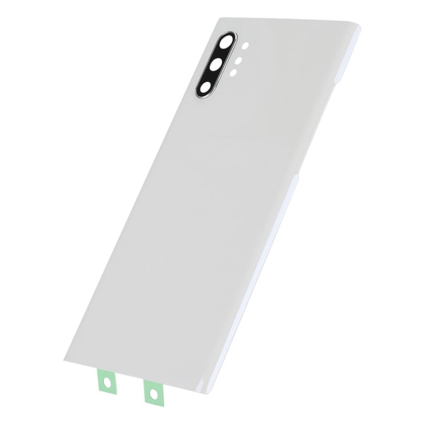 BW-SMBCH NOT10+ Glas Mobiltelefon Batterilucka Bakre Skydd Reservdel Tillbehör för Samsung Note10 plus (Vit)
