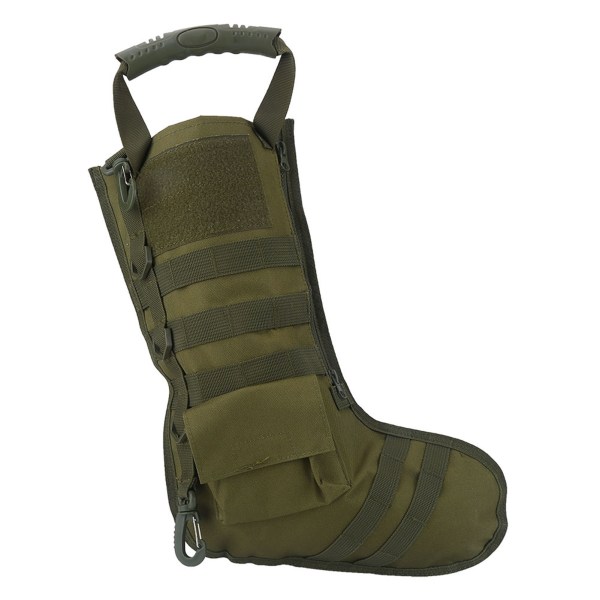 1 stk. Nylon Taktisk Julestrømpe Oppbevaringspose Utendørs Militær Tilbehørsveske (Army Green)