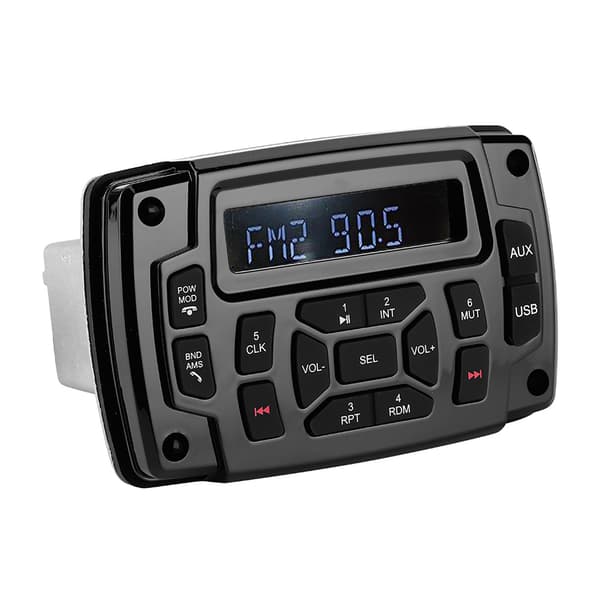 12V MP3-spiller Bluetooth FM AM Stereomottaker IP66 Vanntett Tilbehør for Marinebåt