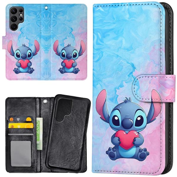 Compatible with Samsung Galaxy S24 Ultra - Wallet Case/Cover Stitch