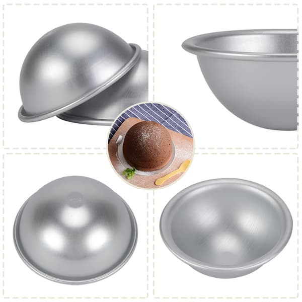 10 cm halvsirkelform aluminium halvkule chiffon kakeform bikini kake dessert pudding bakeform