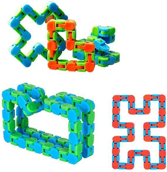 2-pakkaus - Wacky Tracks Fidget-lelut - Lelu / Aistilelu - 56 cm