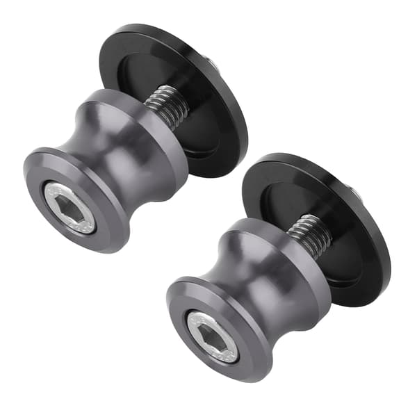 2 stk. 6mm Motorcykel CNC Bagerste Stativ Svingarm Spool Sliders Stativ Svingarm Bobbins (Titanium)