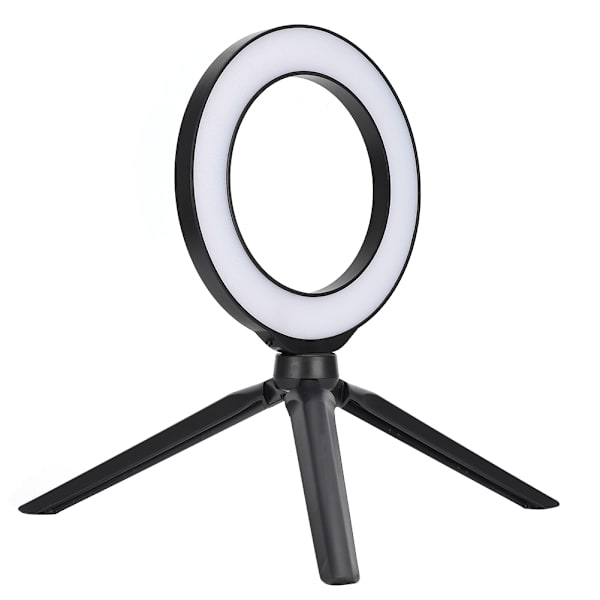 PULUZ PKT3038 ABS Kannettava Kevyt Matkapuhelimen Live-valokuvaus LED-rengasvalo jalustalla