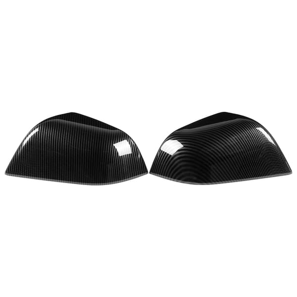 2 stk Deksel for bakspeil i karbonfiber, passer til Tesla Model 3 2018-2019