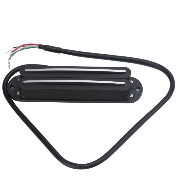 11K Dual Hot Rail Humbucker Pickup Keramisk Magnet ABS Elgitarr Tillbehör Svart Silver Rail