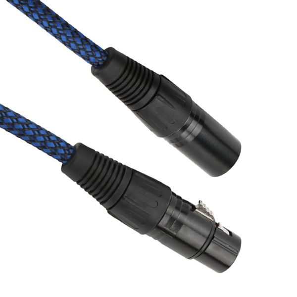 XLR Han til Hun Kabel Strækmodstandstråd til Frekvensmixer DMX Scene Lampe LydXLR Han til Hun 5m / 16.4ft