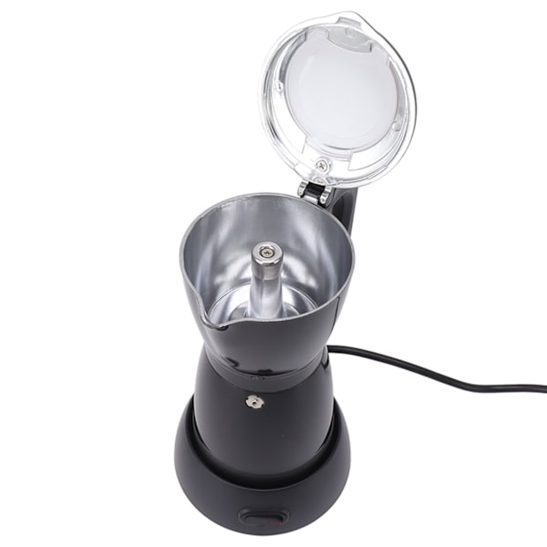 300ml Elektrisk Mokkakande 6 Kopper Visuel Elektrisk Kaffemaskine til Hjemmekøkken Dessertbutik 220‑240V EU Stik