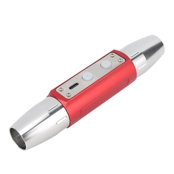 Jade-taskulamppu Jade-arviovalaisinilmaisinlamppu USB-ladattava koruidentifiointitaskulamppu kaksoispää 4 valonlähdettä KX4