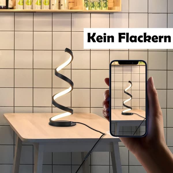 Dimmable Black LED Table Lamp KLB