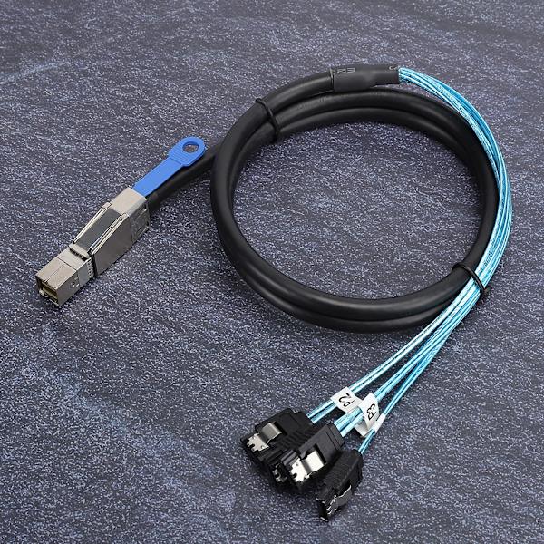 H0402 Mini SAS -kaapeli SFF-8644 - 4 x SATA Ulkoinen palvelimen kiintolevy tietokonetarvikkeet