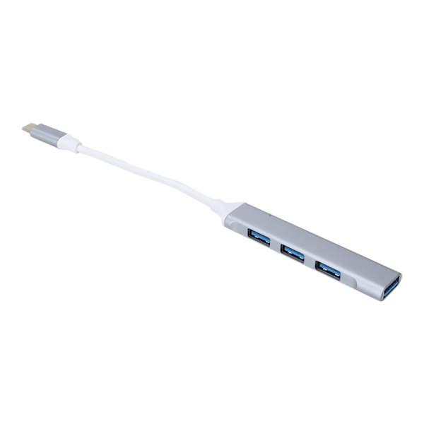C Hub 4 Porttia USB - TypeC-adapteri 5 Gbps Kannettava MacBook Prolle Läppärille Tabletille