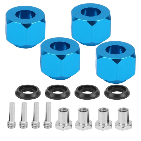 Hex hub-udvidelsesstik 8 mm tilbehør til Traxxas/TRX4/TRX6 1/10 RC model CarBlue