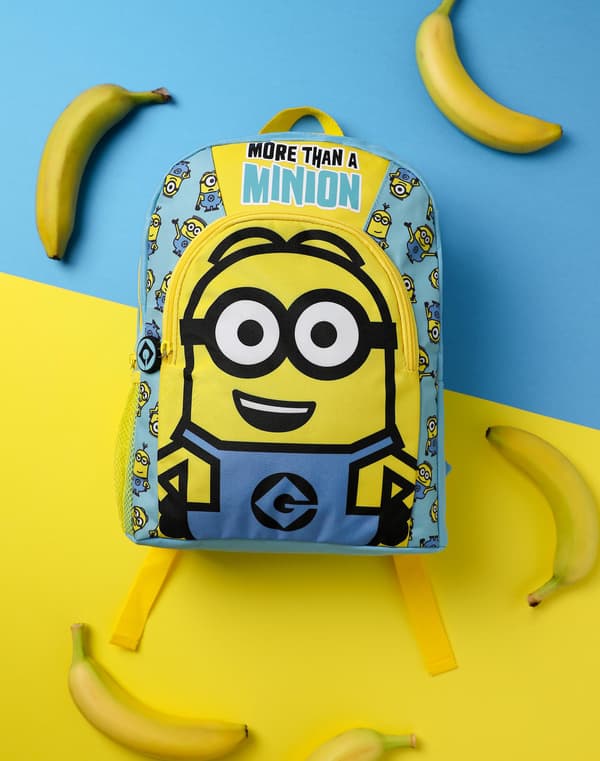 Minions Unisex Kids Backpack Blue Stuart - One Size