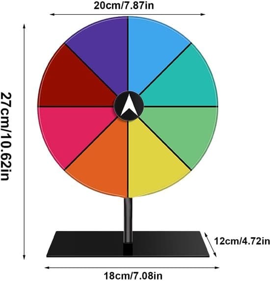 Wheel of Fortune - Spin the Top - Board Game - Drinking Game - Includes Marker/Eraser - 2025