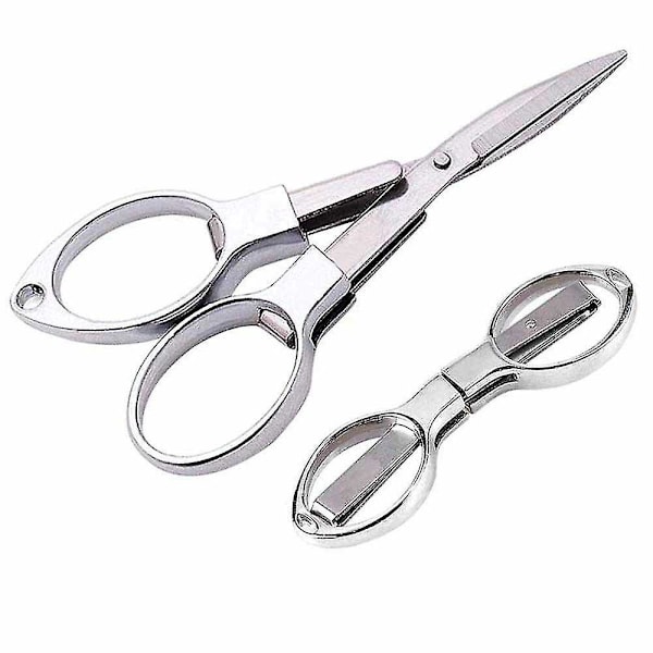 Telescopic Stainless Steel Folding Safety Scissors