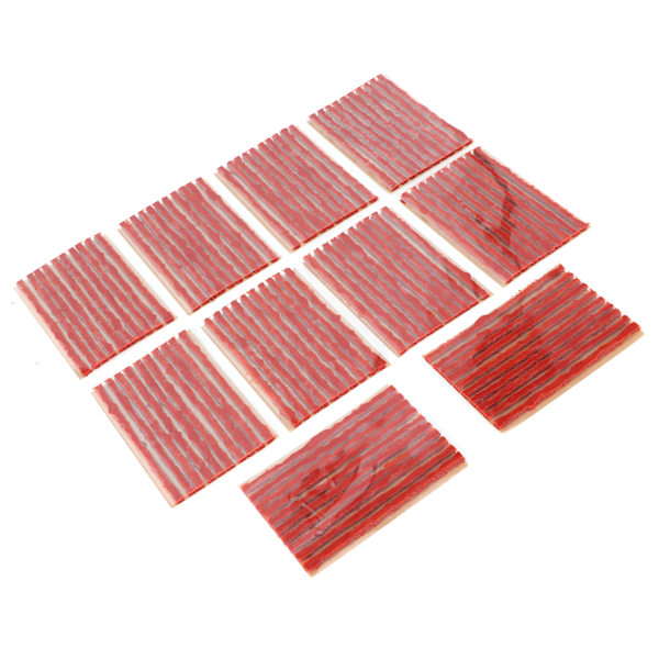 100 kpl 100x3mm Rengasremontti-tulppa Rengasrengas Kumitiiviste Puncture Recovery Autolle Moottoripyörälle Ruskea