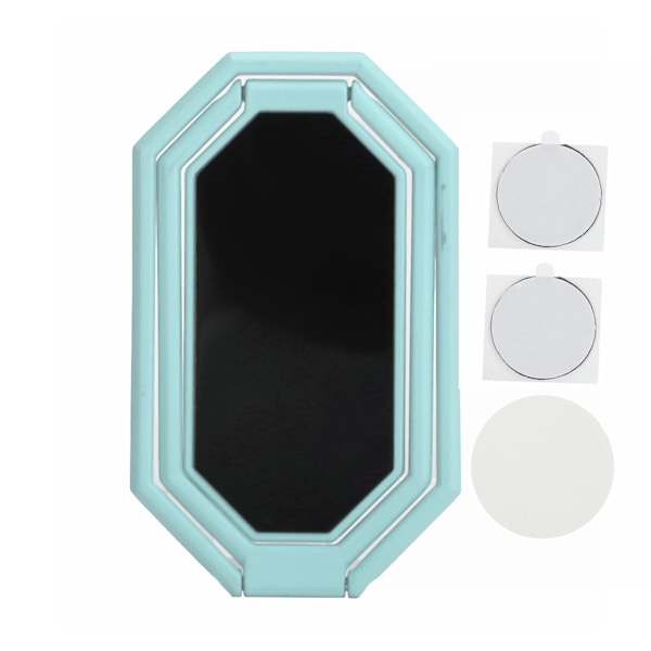 Rhombus Formet Telefon Finger Ring Grip 360° Rotationsstanderholder til Magnetisk Bilholder Lysegrøn