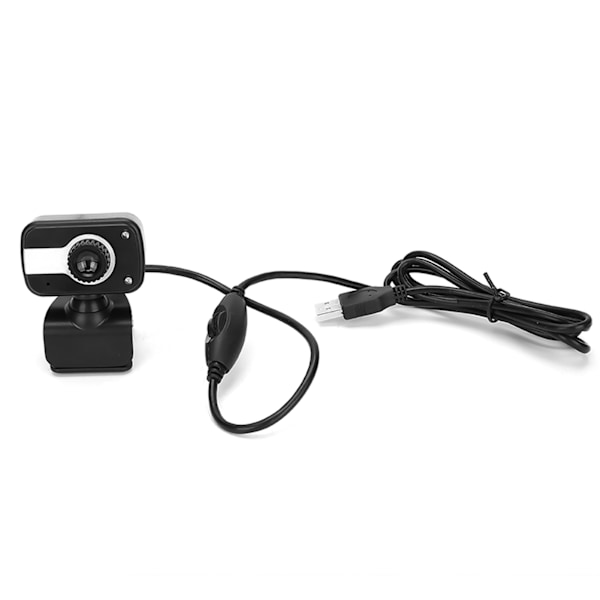 USB med MIC 0.3MP Webbkamera 360 Grader för LCD-skärm Laptop för / MSN / ICQ Mörkerseende