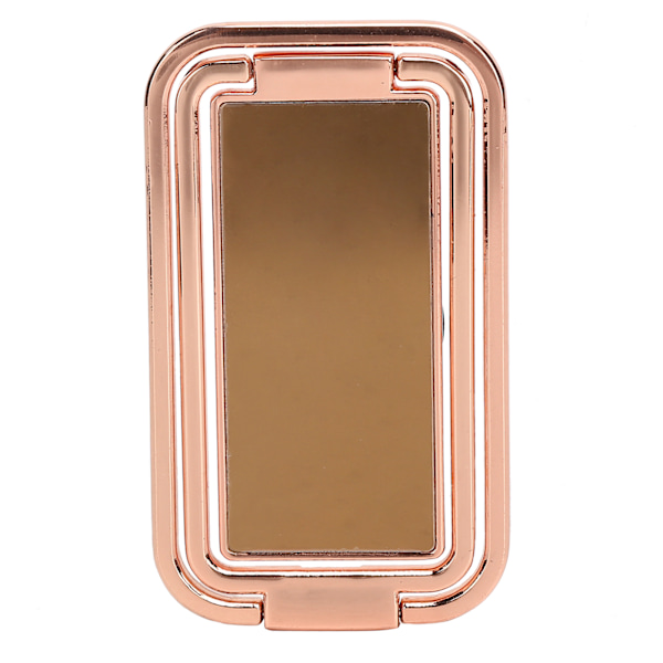 Finger Ring Mobiltelefonhållare Stativ 360° Rotation Metallring Spänne MultiAngle Handgrepp (Roséguld)