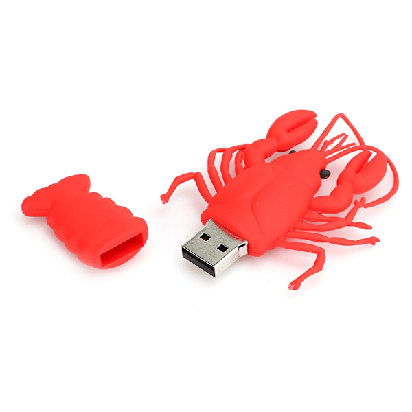 Tegneserie U Disk PVC Liten USB Hummer Mønster Flash Minne Cute Memory Stick 32G