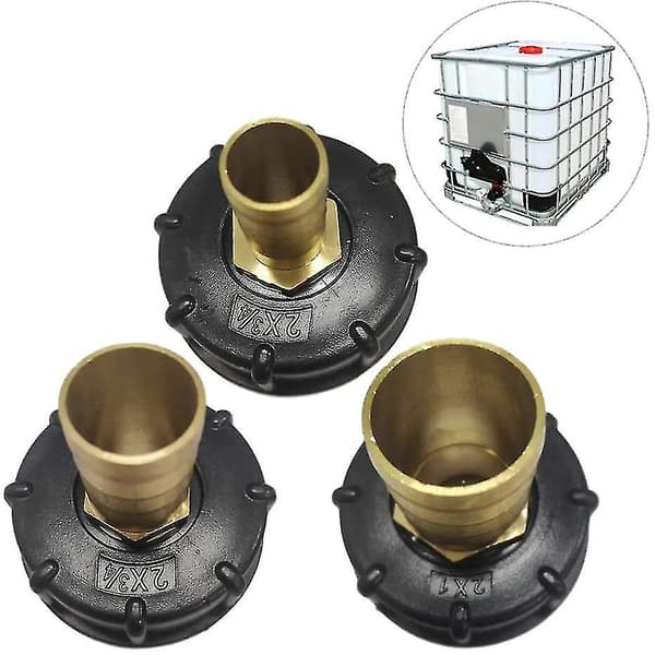 Quick Connect Nippel til 1000 L Tank, Multitanks Fitting, Messing Slange Connector, Ibc Tank Adapter 32mm
