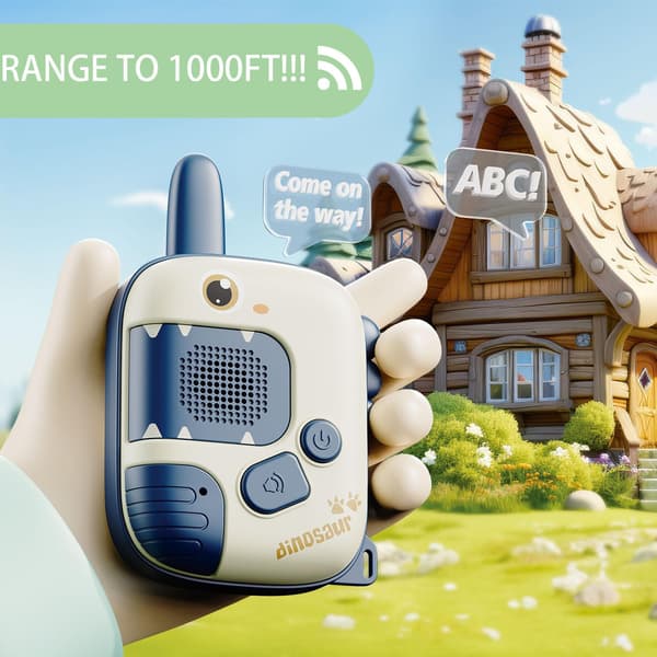 Dinosaurie Walkie-Talkies for Gutter og Jenter i Alderen 3–7 – Intercom-gave