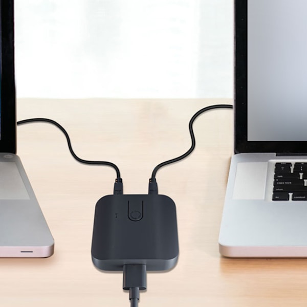 ACASIS USB -tulostinkytkin, 2-porttinen kytkin, 2 sisään, 1 ulos -jakaja WINDOWS / OS / XP / LINUX -käyttöjärjestelmille