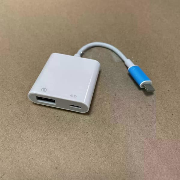 Lightning til USB 3.0 Kameraadapter Kompatibel - Hvit