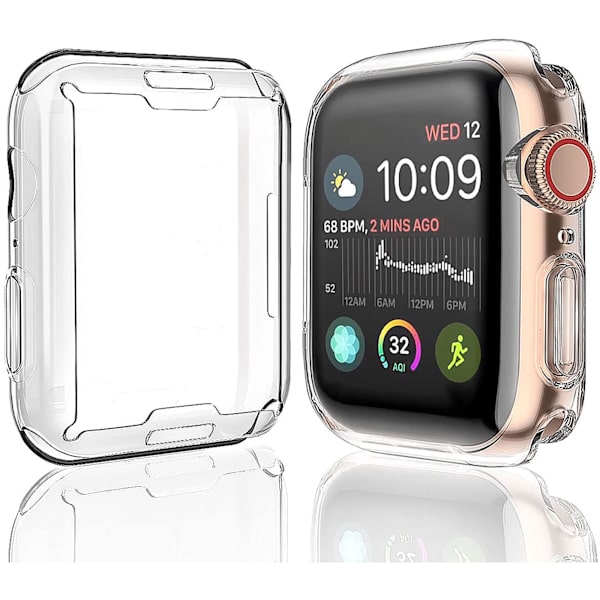 45 mm case för Apple Watch Series 8 Series 7 skärmskydd