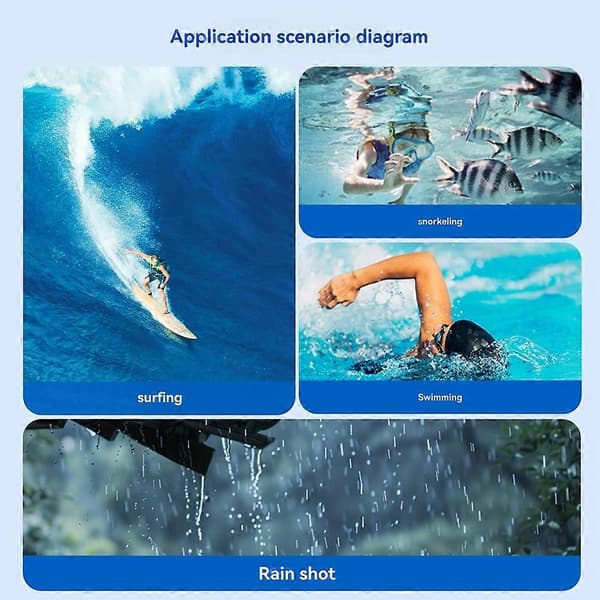 STARTRC 40M Waterproof Case for DJI Osmo Action 5 Pro/4 Underwater Diving Protective Shell Action Camera Accessories