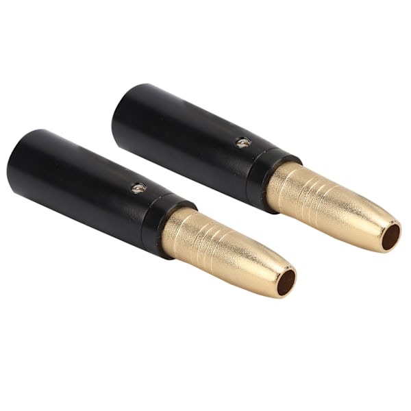 2 kpl Audioadapteri XLR Uros - Naaras Mikrofonikaiutinmuunnin Kullattu Liitin