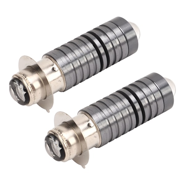 Par P15D LED-lampor 10 till 60V 2000LM 20W IP67 Vattentät Motorcykelstrålkastare för Lastbil Van SUV ATV Fullt Vit Ljus