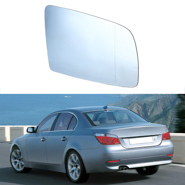Højre side opvarmet sidespejlglas Passer til 5 Serie E60 E61 / 6 Serie E63 E64