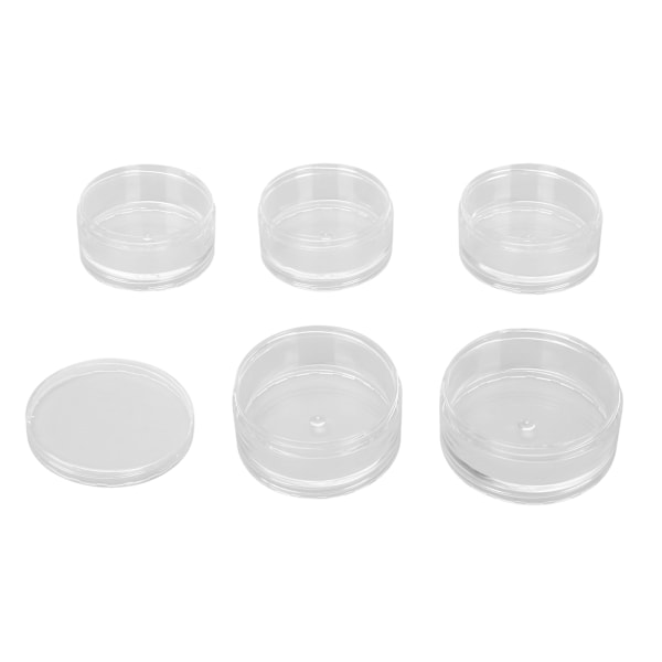 5-lagers Förvaringslåda för Klockdelar Transparent Skruvkomponent Rörelsebehållare 6,9 cm