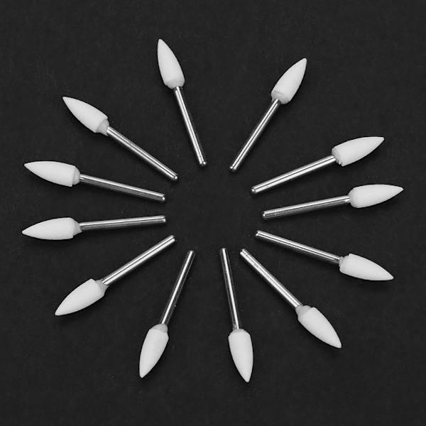 12 st FL2 Höghastighets Sand Dental Slipstift Set Reparation Polering Borr