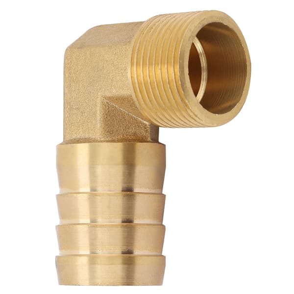 1 stk 3/4\" Utvendig Gjenget Messing Albue Barb Koblingskobling Slangefeste (25mm)