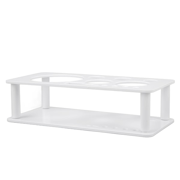 Bartender Kit Stand Aftagelig Pladsbesparende Lugtfri Multipurpose Plast Bartender Værktøjsholder til Bar Hjem Hvid Lille
