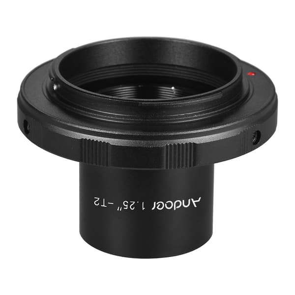 Andoer Camera Telescope Adapter Ring Photography Accessories Replacement for Nikon Camera 1.25 Inch Eyepiece