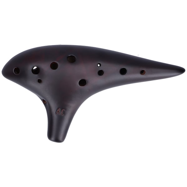 12-reikäinen Alto C Ocarina Dolomiittikuori Klassinen Huilusoitin Ammattilaisille Aloittelijoille