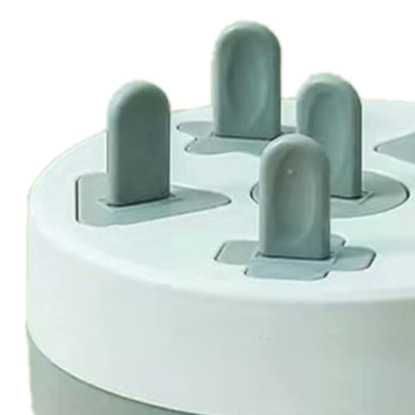 Ispinneform 6 hulrom avtakbar design trygt sunt materiale slitesterk PP mini ispinneform grønn