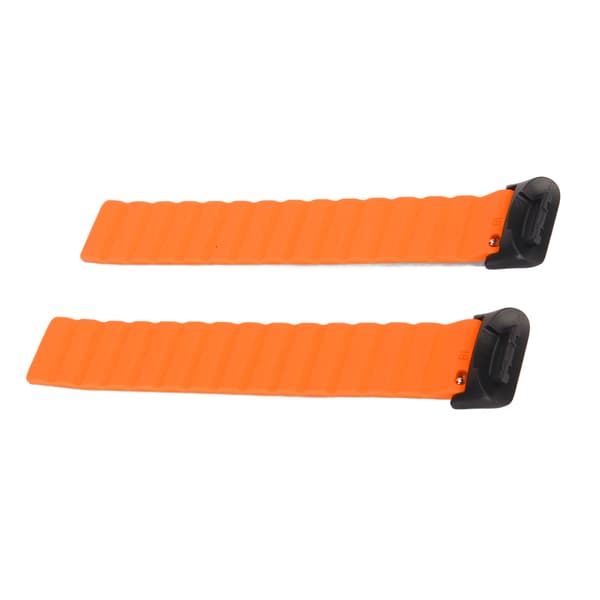 Magnetisk urrem justerbar hurtigudløselig silikone urrem tilbehør passer til Fitbit Charge 5 grå og orange