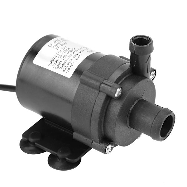 Mini DC børsteløs vannpumpe for liten fiskedam 12V -40℃ ~100℃