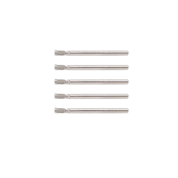 5 st Klockarmbands Skruvstift Professionell Klockarmbands Skruvrör Reparationsverktyg Tillbehör för Urmakare 0.50 X 0.05in M0.06in