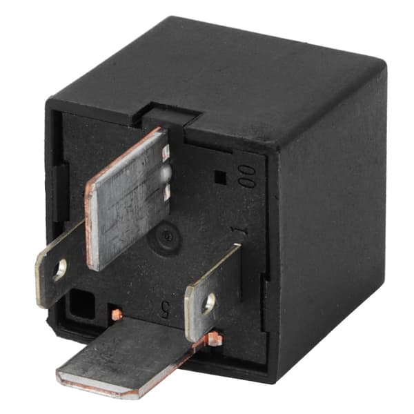 4-benet SPST Relæ Sort ABS Kit Tilbehør til Bil Automotive Båd Lastbil DC12V 80A