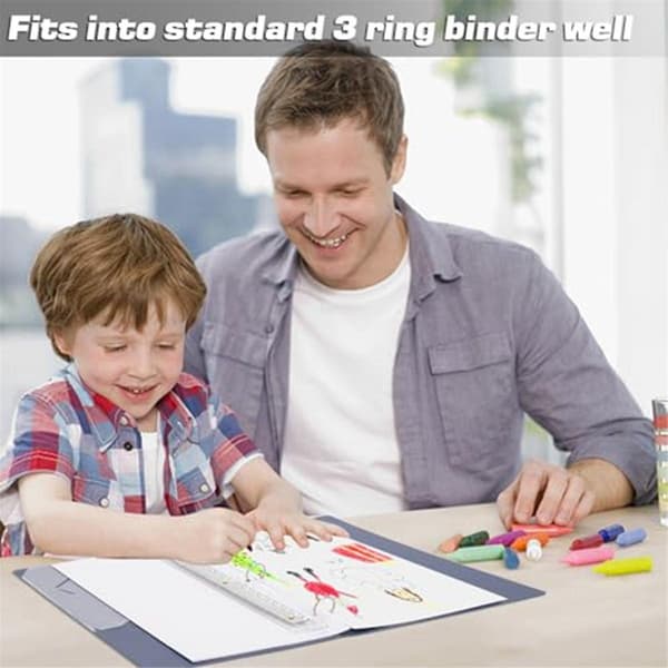 3-huls ringbind, 3-huls hullemaskine, bærbar hullemaskine til 3-rings ringbind, velegnet til skole, kontor - WELLNGS