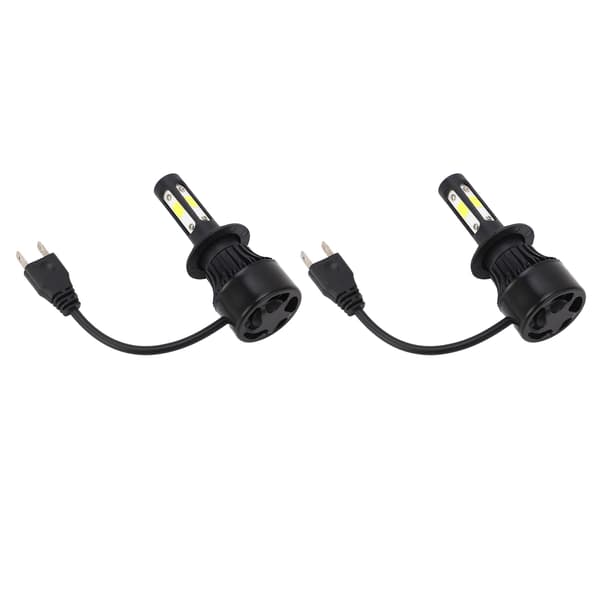2 stk. bilfrontlykter Universal H7-kontakt LED-frontlyspære Fjernlys Sterkt frontlys 0.1
