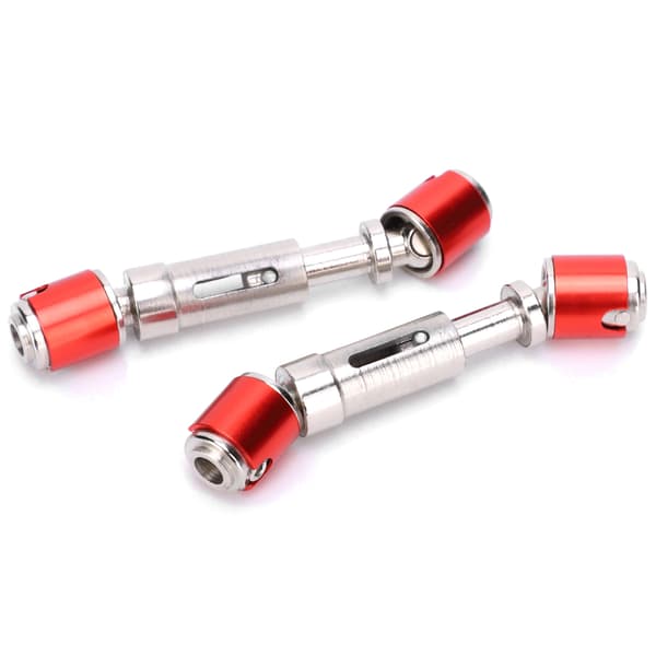 2 stk. 62 mm drivakseltilbehør i rustfrit stål, passer til Axial SCX10 1/10 RC bilmodel