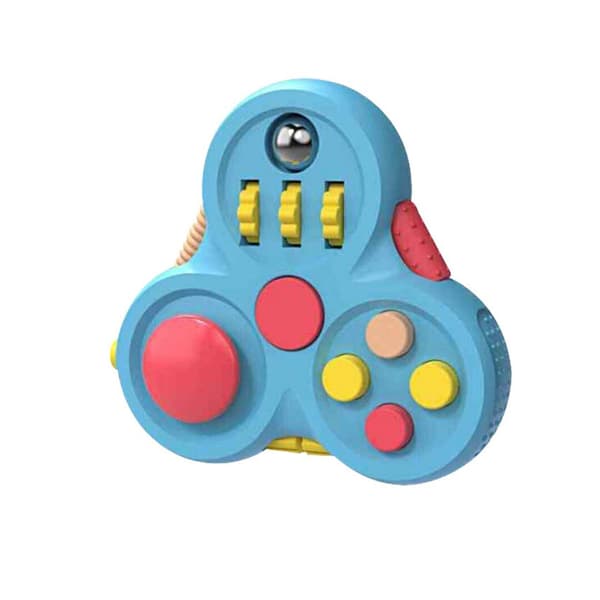 Fidgetlegetøj til voksne, Fidget Pad påskekurvfyld til drenge piger, Sensorisk legetøj Stressaflastende terningklikkercontroller, Fidget Spinner
